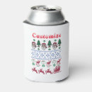 Search for ugly christmas sweaters can coolers Snowflakes