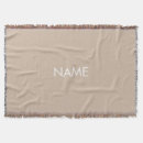 Recherche de brun couvertures plaids Monogramme