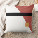 Recherche de couleur rouille coussins Minimaliste