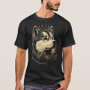 Search for alaskan malamute tshirts White