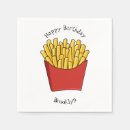 Recherche de frites serviettes Jetons