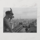 Search for notre dame gargoyles postcards Church