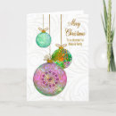 Search for niece and family christmas cards Green