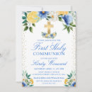 Search for yellow first communion invitations Elegant