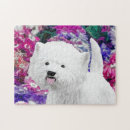 Recherche de westie puzzles West highland white terrier