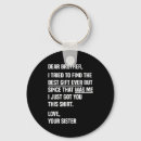 Search for funny brother keychains From