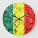 Recherche de drapeau de rasta horloges La jamaïque
