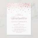 Search for faux rose gold foil invitations High school