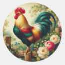 Search for vintage rooster stickers Rustic