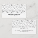 Recherche de fleur stylisée cartes visite Fleuriste