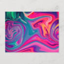 Search for green waves postcards Wave pattern