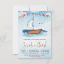 Search for sailboat baby boy shower invitations Red