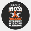 Search for multiple sclerosis ribbon stickers Warrior
