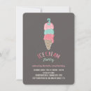 Recherche de ice cream cone invitations Crème glglace