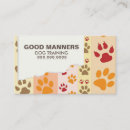 Search for dog training business cards Paw