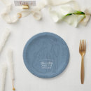 Search for classic wedding plates Dusty blue