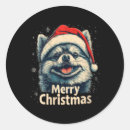 Search for pomeranian stickers Xmas
