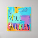 Search for success canvas prints Motivational quote