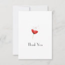 Recherche de poppy thank you cards Rouge