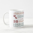 Search for celebrating 20 years mugs Married