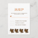 Search for maple rsvp cards Leaves