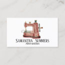 Search for sewing machine business cards Alterations