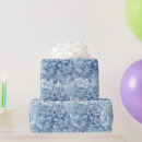 Search for hydrangea flowers wrapping paper Blue