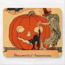 Recherche de chat halloween tapis souris Vintage