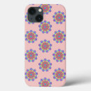 Recherche de motif mandala iphone coques Rose