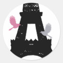 Search for bird wedding stickers Black