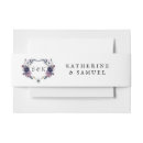 Search for halloween wedding invitation belly bands Black and white