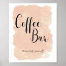 Search for coffee bar signs Watercolor