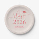 Search for pink graduation plates High school