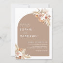 Search for dried flower wedding invitations Bohemian