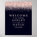 Search for navy and rose gold wedding posters Trendy