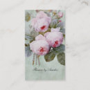 Recherche de jardin anglais cartes visite Fleuriste