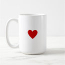 Search for red heart love mugs Modern