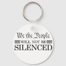 Search for freedom of speech keychains Protest