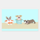 Search for dog on beach stickers Ocean