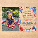 Search for patriotic 1st birthday invitations Independence day birthday