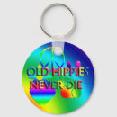 Search for rainbow flower keychains Hippie