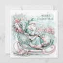 Search for antique santa christmas cards Sleigh