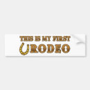 Search for rodeo bumper stickers Western
