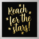 Search for reach for the stars posters Motivational quote