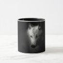 Search for black wolf mugs Wild animal