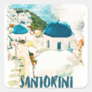Search for greece vacation stickers Santorini