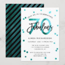 Search for teal birthday invitations Party