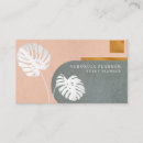 Recherche de feuille abstraite cartes visite Professionnel