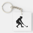 Search for hockey stick keychains Woman