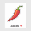 Search for red hot chili pepper stickers Vegetable
